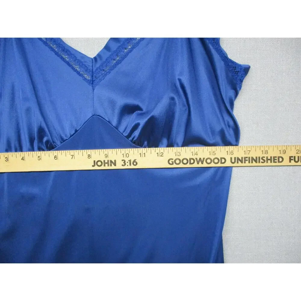 Figurfit Blue Elegant Chic Slip Dress Women Size 42‎